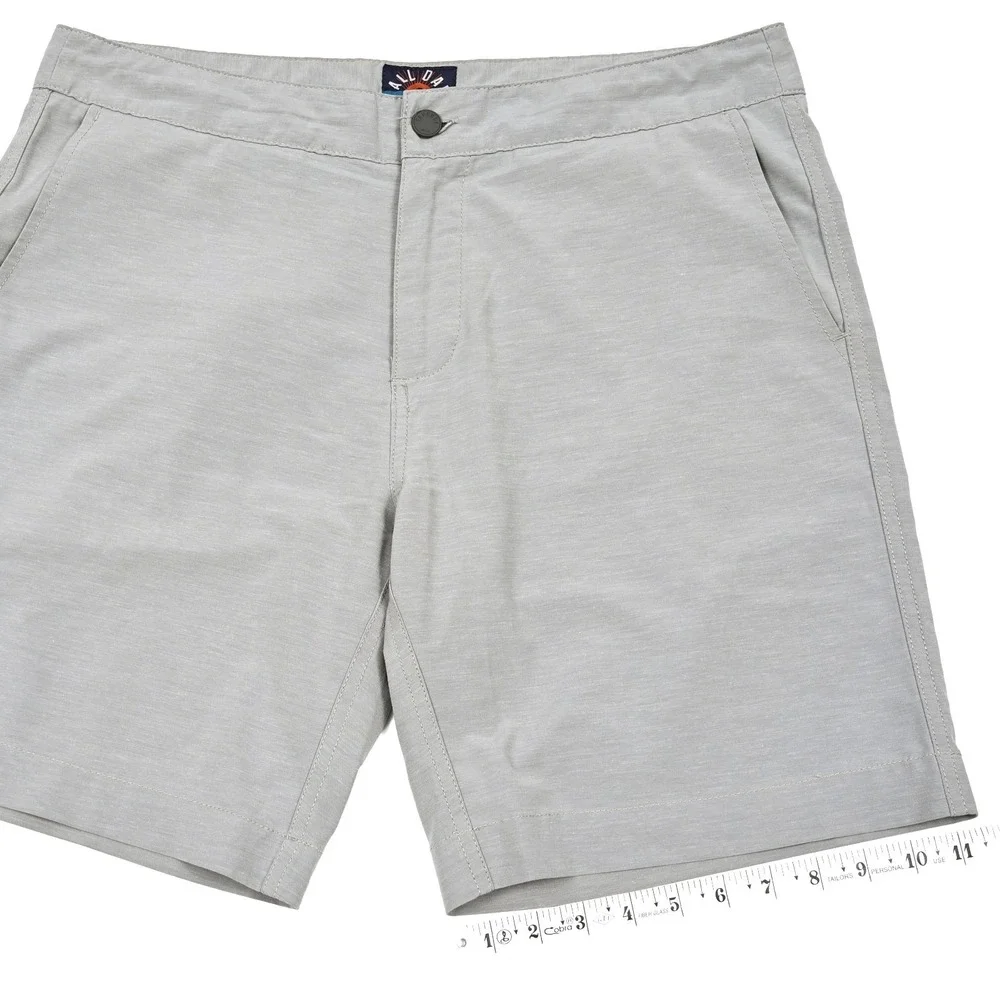 Faherty All Day Shorts Mens 34 Gray 9